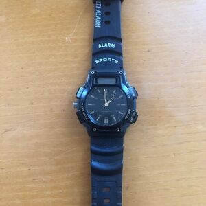 Casio Black Smartwatch with Rugged Design